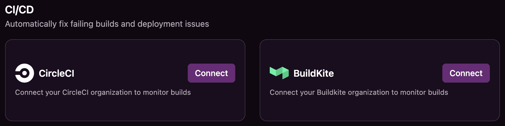 Build integrations