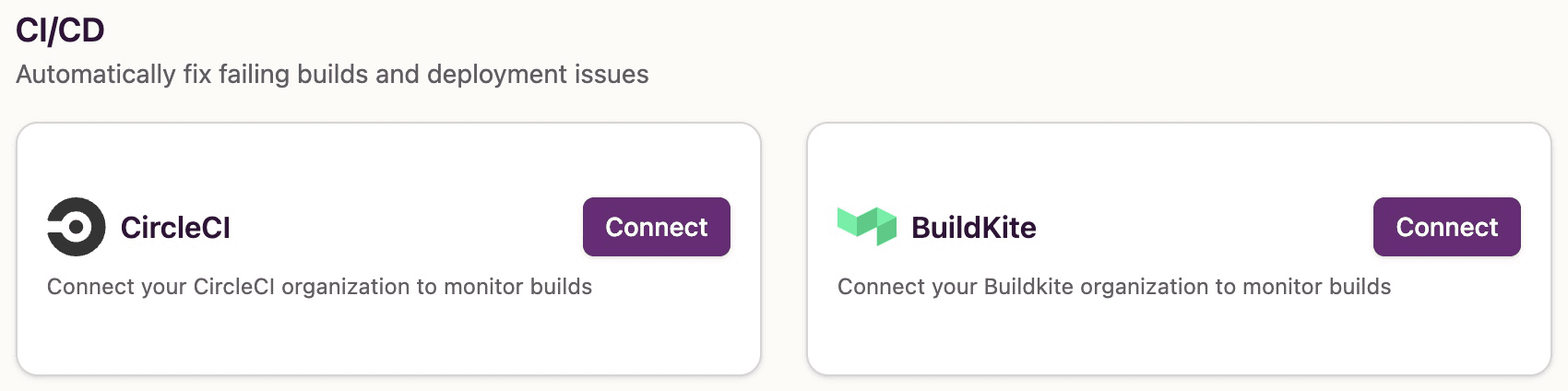 Build integrations