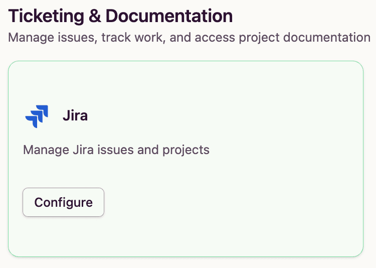 Jira PAT integration successfully connected